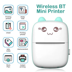 Portable Mini Bluetooth Photo & Label Printer